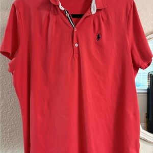 Ralph Lauren Men's Vibrant Red Polo Shirt